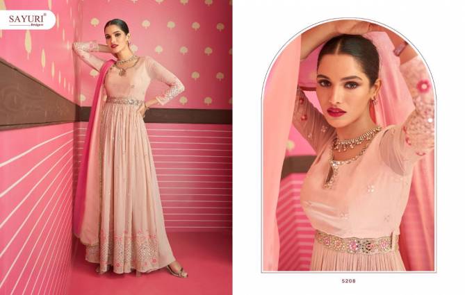 Sayuri Nayra Designer New Fancy Wedding Wear Georgette Salwar Kameez Collection